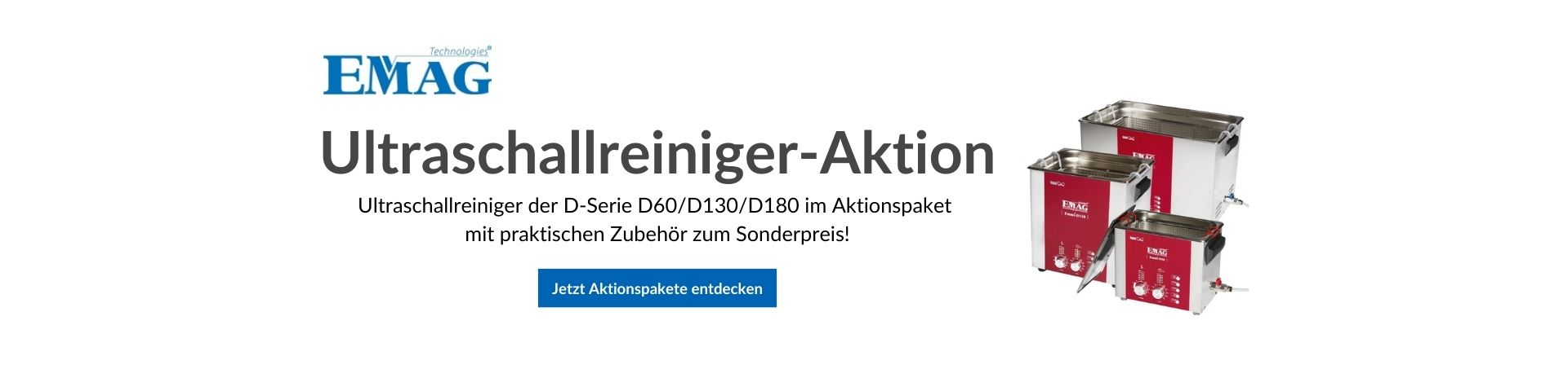 Ultraschallreiniger-Aktion